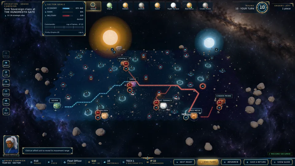 Bravemech sector map